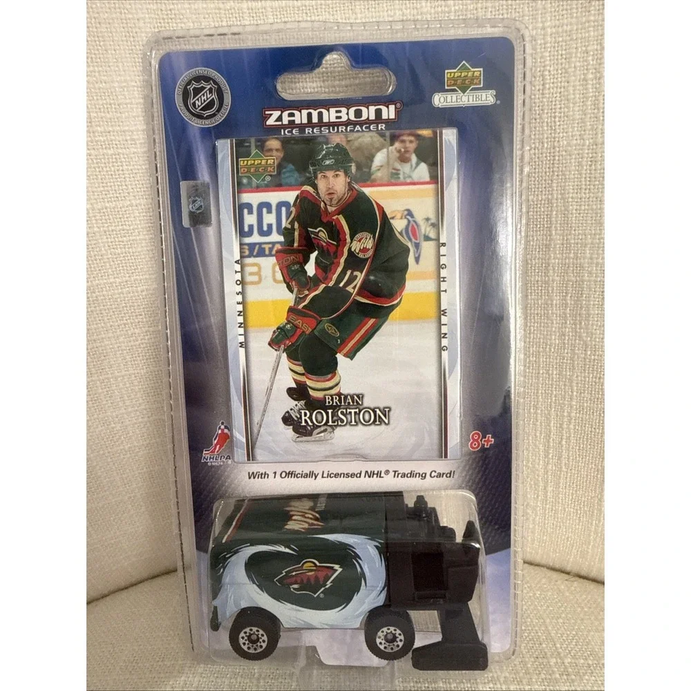 2007 Upper Deck Zamboni Minnesota Wild Brian Rolston Diecast NHL Ice Resurfacer